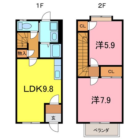 アルファーの物件間取画像